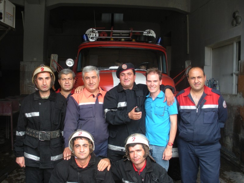 Frank and Armenian fire fighters